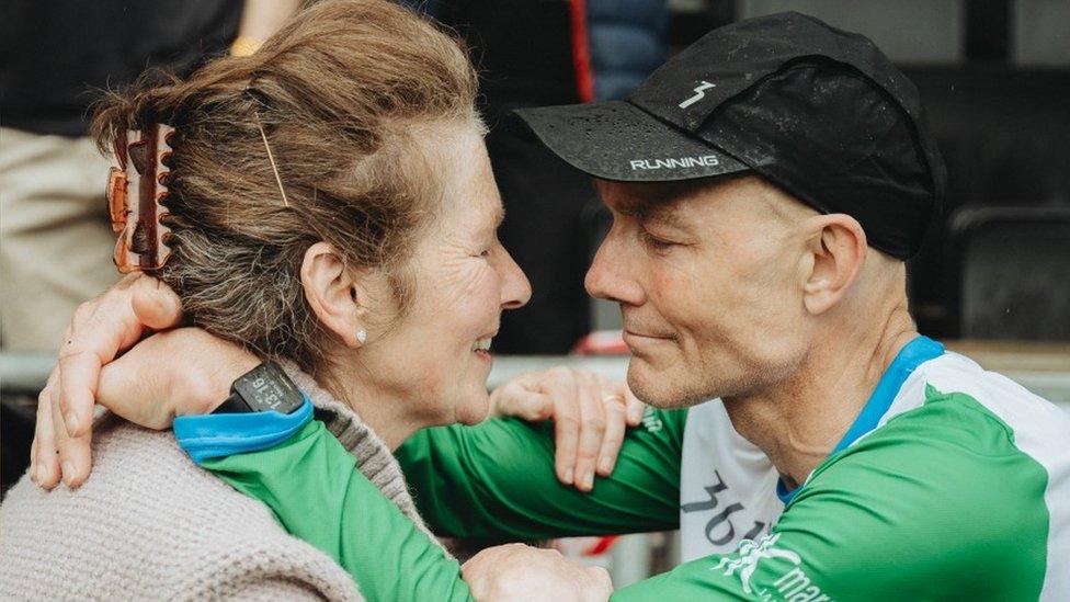 Teresa and Steve together after the race