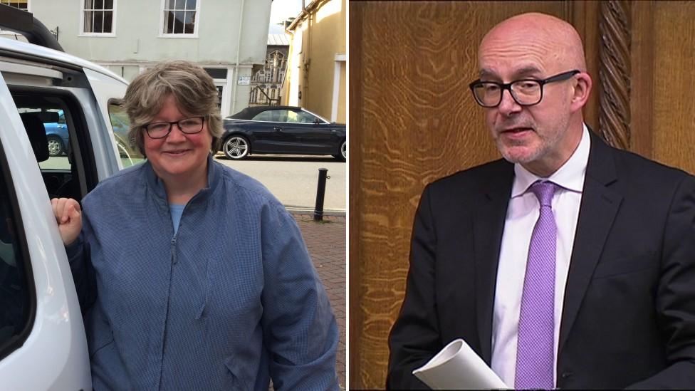 Therese Coffey MP and Matt Western MP