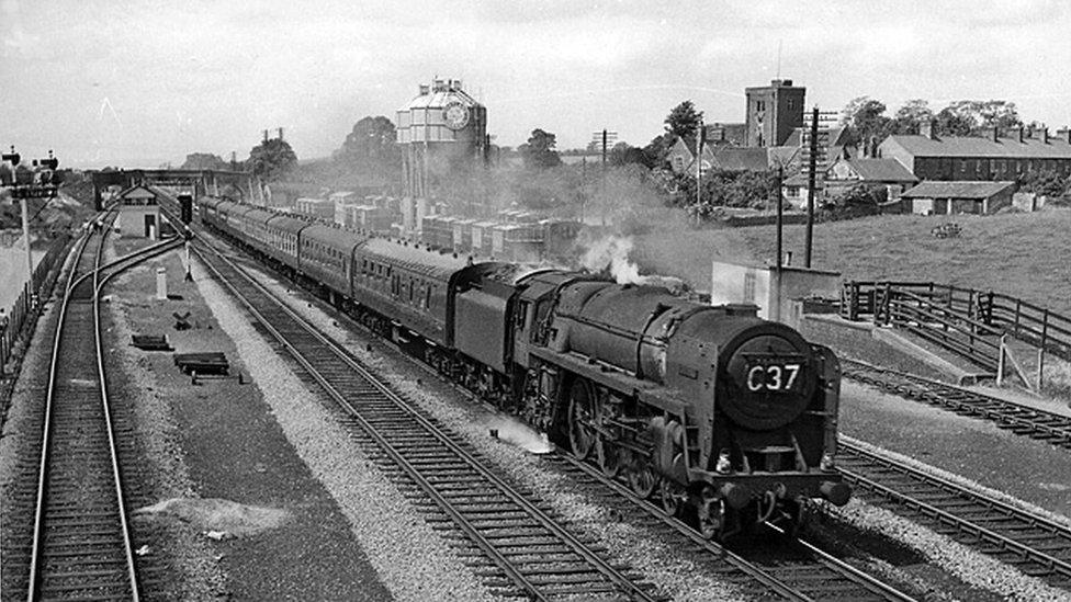 The old Magor Station