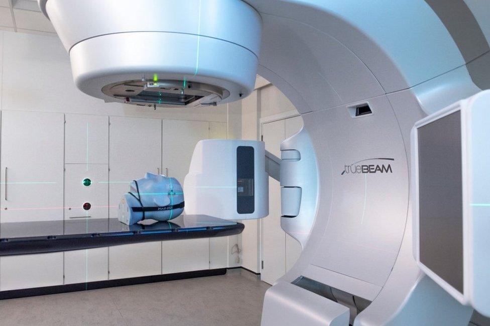 new radiotherapy treatment machine