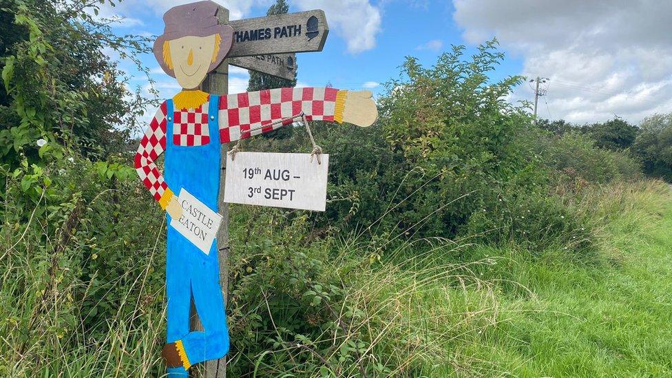 Village scarecrows