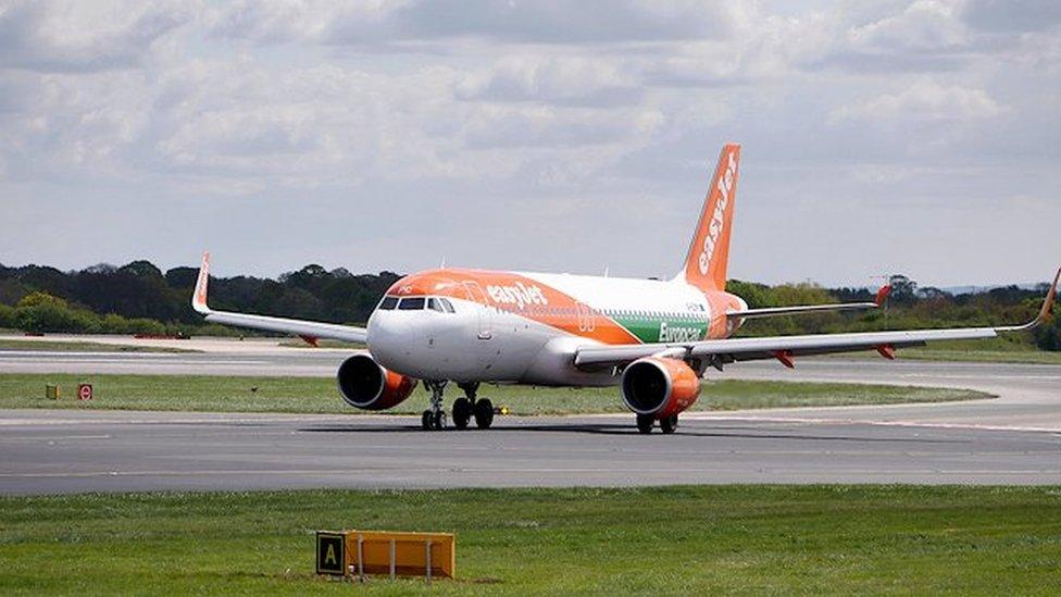 EasyJet at Manchester Airport