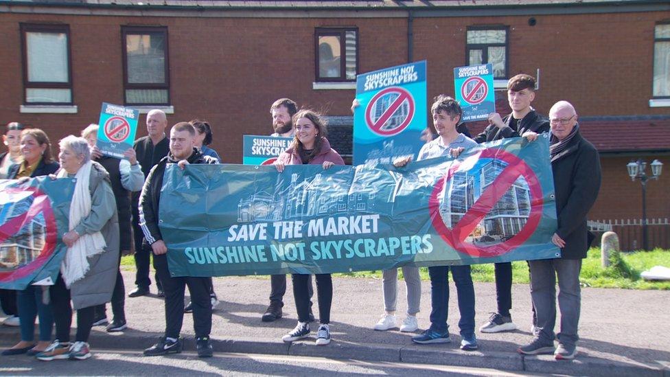 Members of the Markets residents group