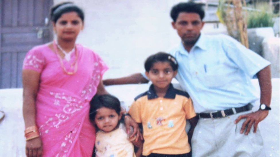 Nawaprasad's daughter and her family who died in the bus bomb attack