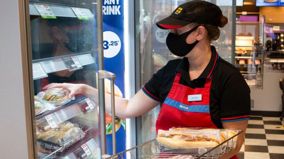 Greggs worker