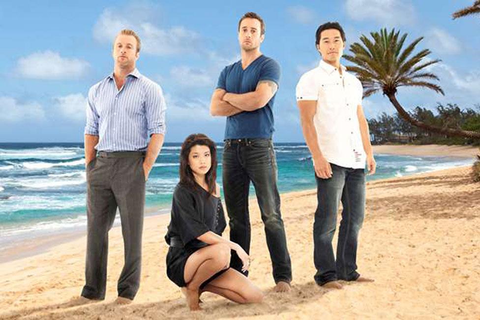 The cast of Hawaii Five-0