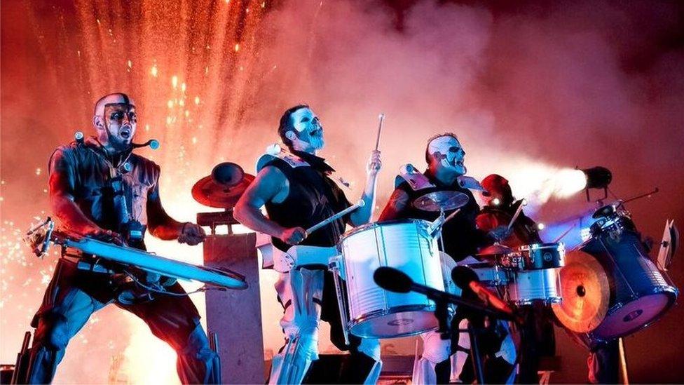 Bonfire Night drummers