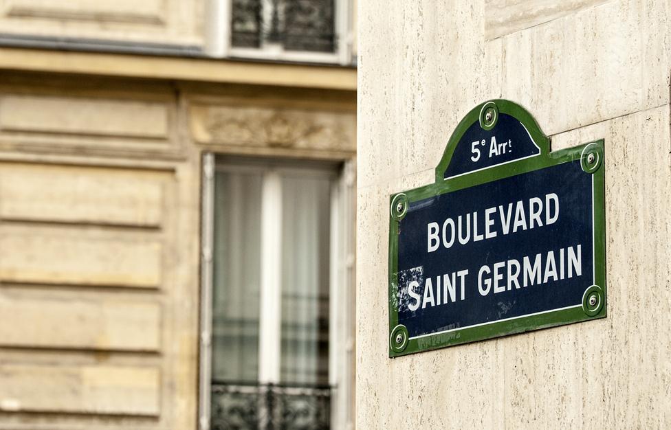 Boulevard St Germain sign