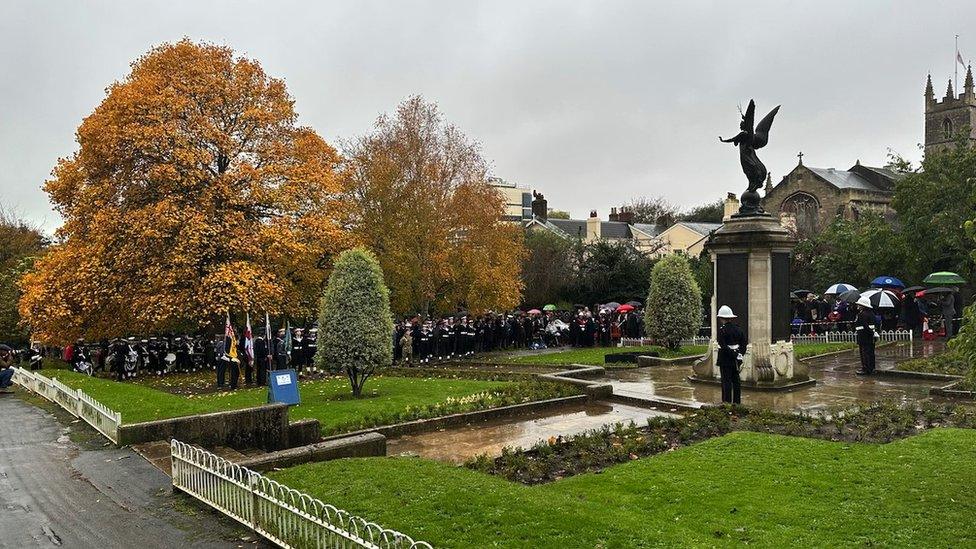 Grove Park war memorial in Weston-super-Mare