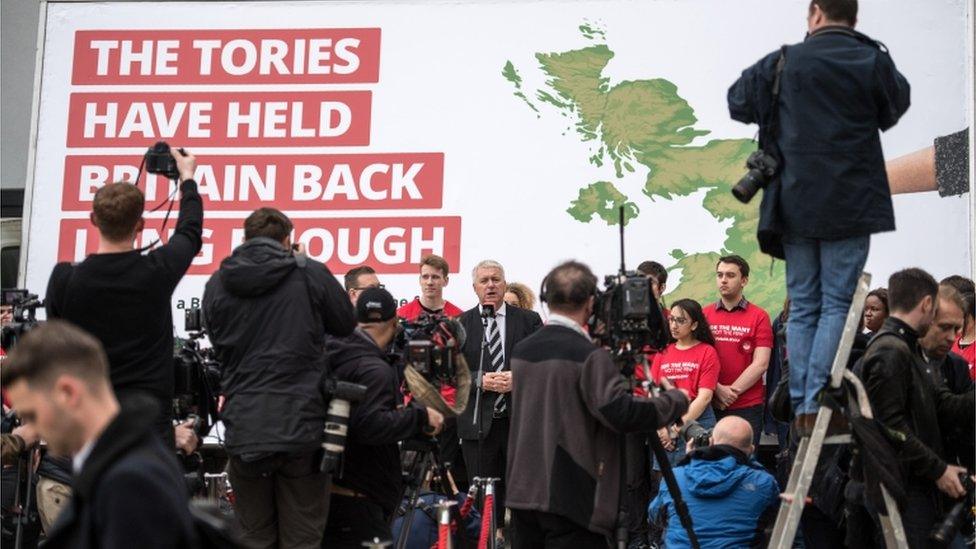 Labour Party poster launch