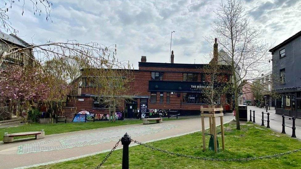 The Birdcage pub in the centre of Norwich