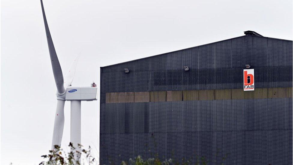 BiFab's Methil heavy engineering yard stands empty as it was confirmed that the company had withdrawn from the bid process to secure work supplying metal "jackets" for a windfarm off the coast of Fife, citing insufficient financial guarantees from the Scottish Government,