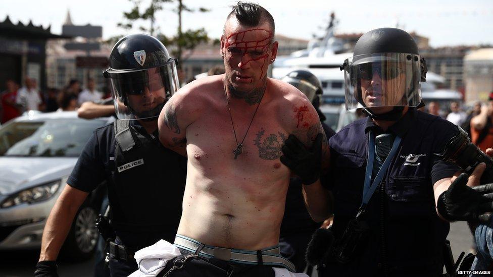 England fan arrested in Marseille