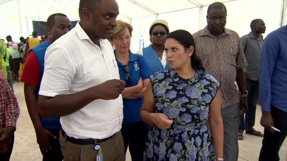 Priti Patel in Kenya