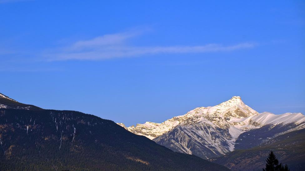 The view from Kicking Horse's factory