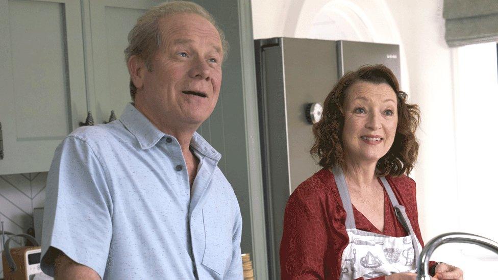 Peter Mullan and Lesley Manville