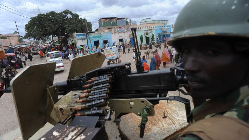 Burundian soldier in Somalia