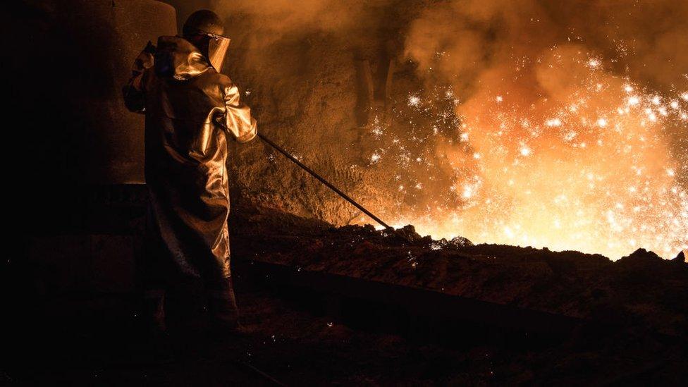 Steel worker in Germany