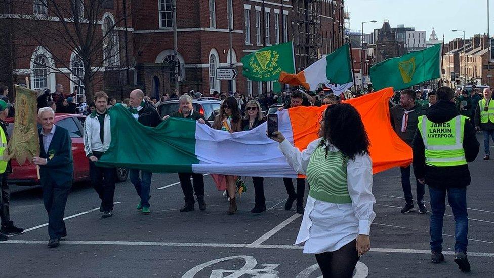 St Patrick's Day Parade Liverpool 2022