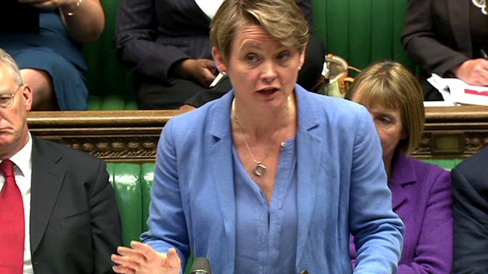 Yvette Cooper in the Commons