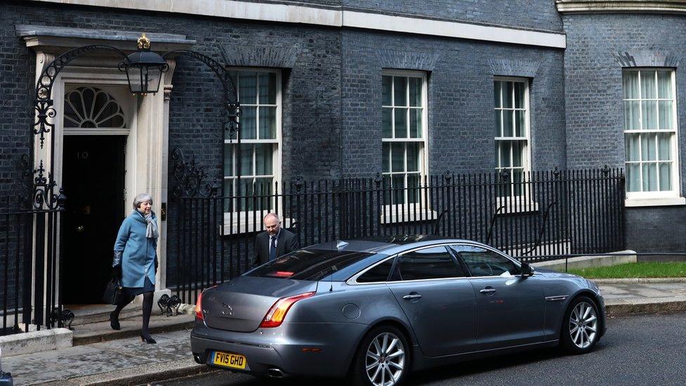 may leaving downing street