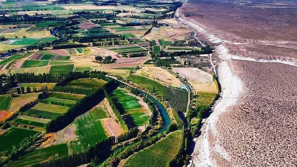 An aerial shot of Yr Dyffryd Camwy - The Camwy Valley