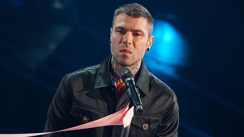 Italian rapper Fedez