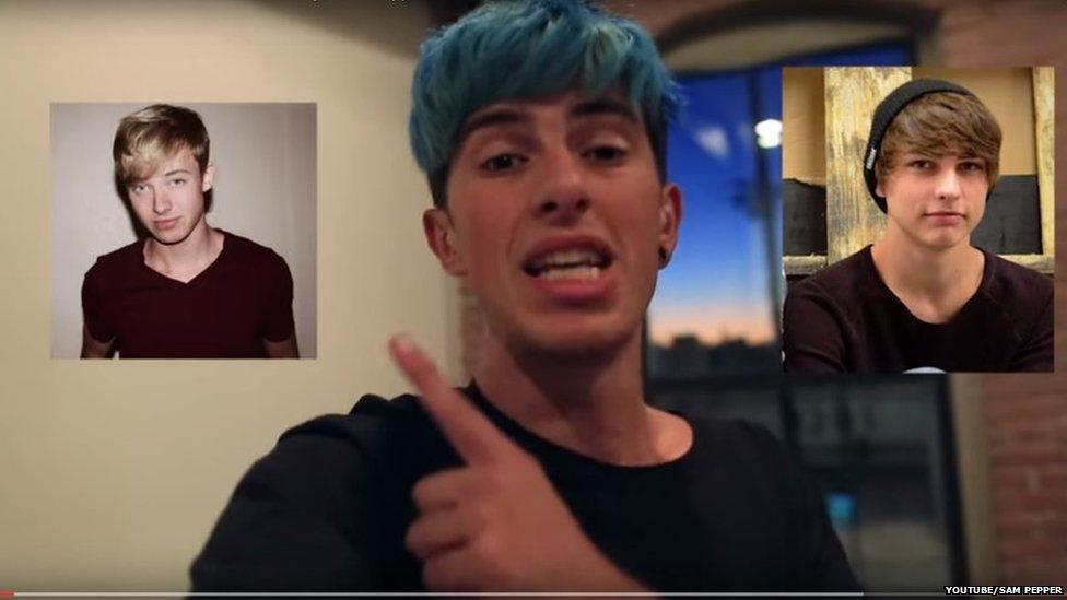 Image from Sam Pepper's YouTube video