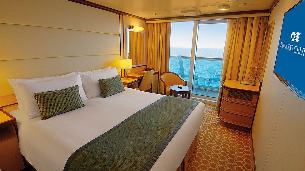 Balcony cabin on Majestic Princess