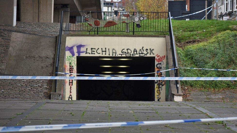 Scene of shooting