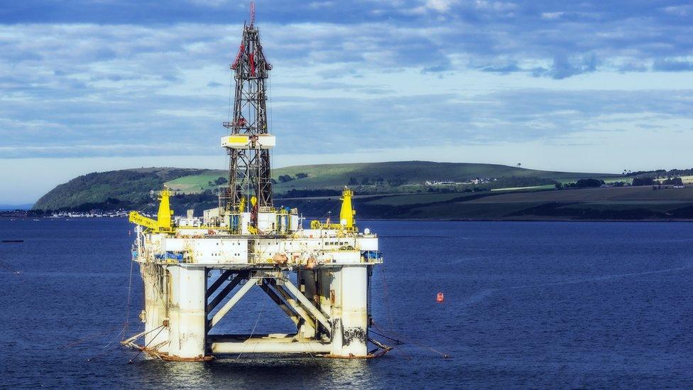 Invergordon oil platform