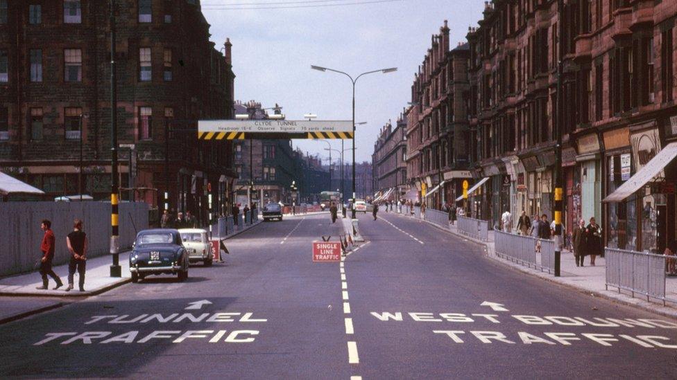 Clyde Tunnel Dumbarton road