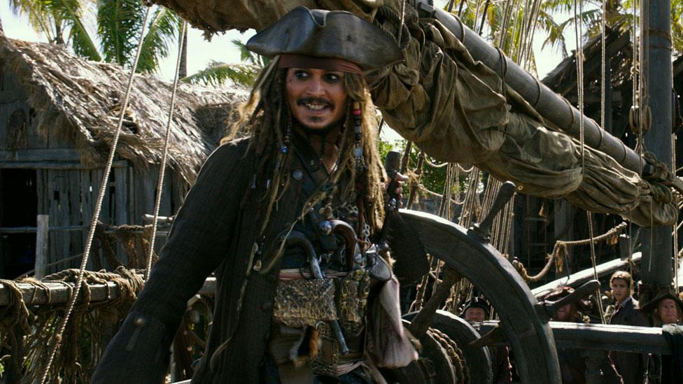 Johnny Depp in Pirates of the Caribbean: Dead Men Tell No Tales