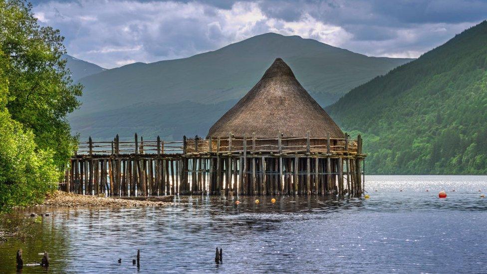 Scottish Crannog Centre iron age house