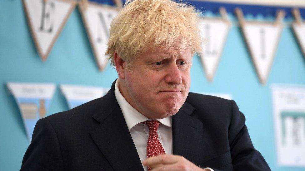 Boris Johnson school viist