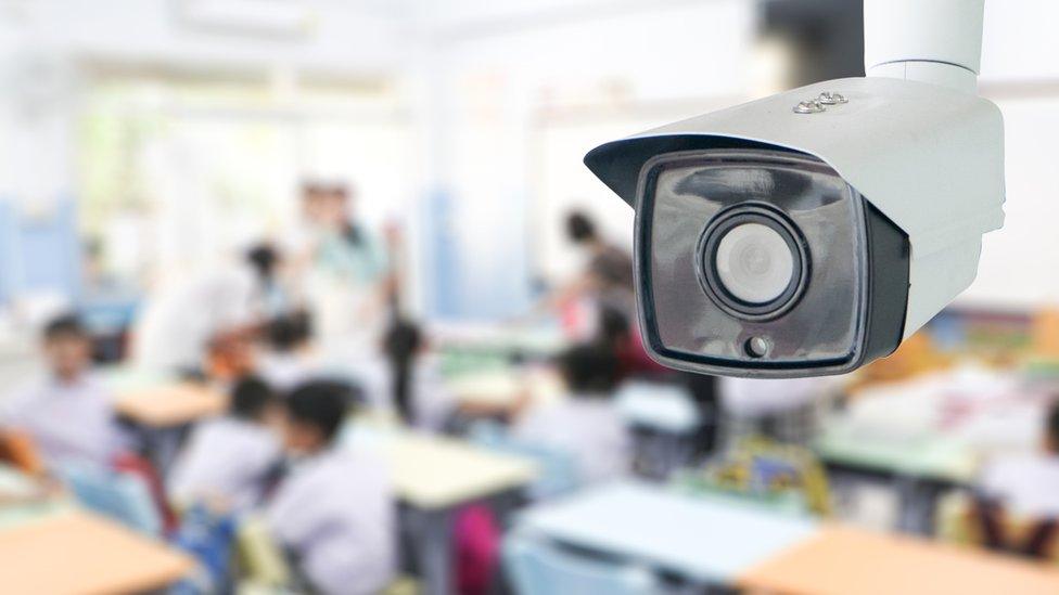 Camera in classroom