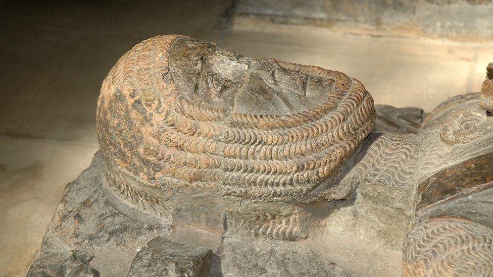 Tomb effigy of William Marshal in Temple Church, London