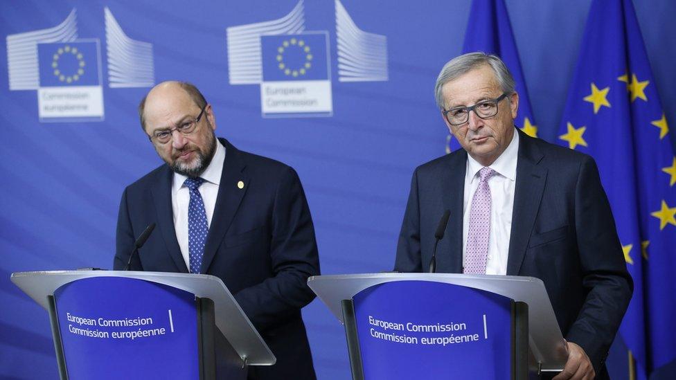 Martin Schulz and Jean-Claude Juncker