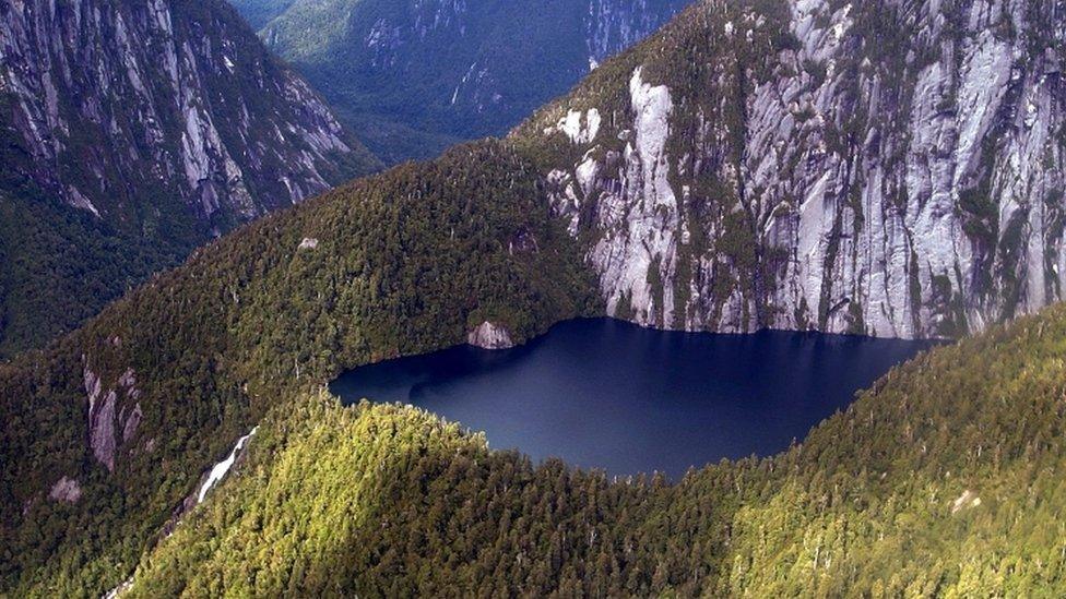 This undated photo shows Pumalin Park, stretching from the Andes to the Pacific, which is owned by the estate of US businessman Douglas Tompkins, in southern Chile.