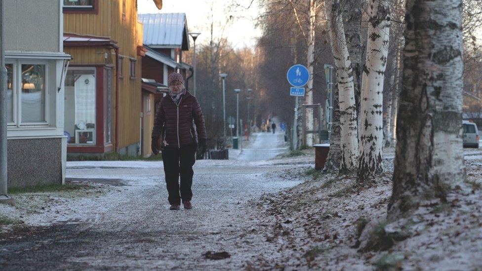 The high street in Jokkmokk