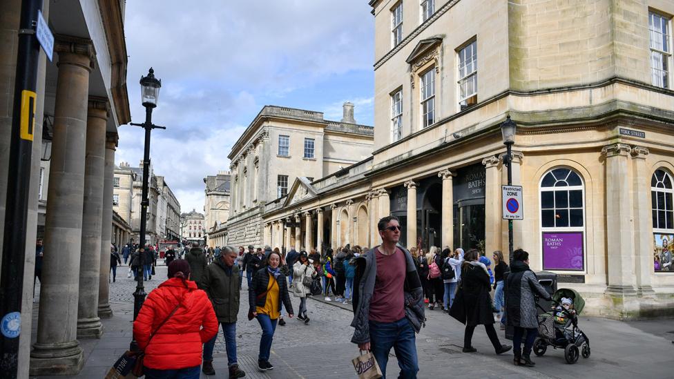 Bath city centre, 11 March 2020