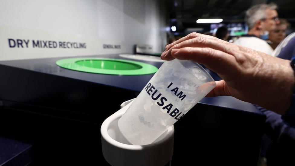 Recycling cups and Tottenham Hotspur