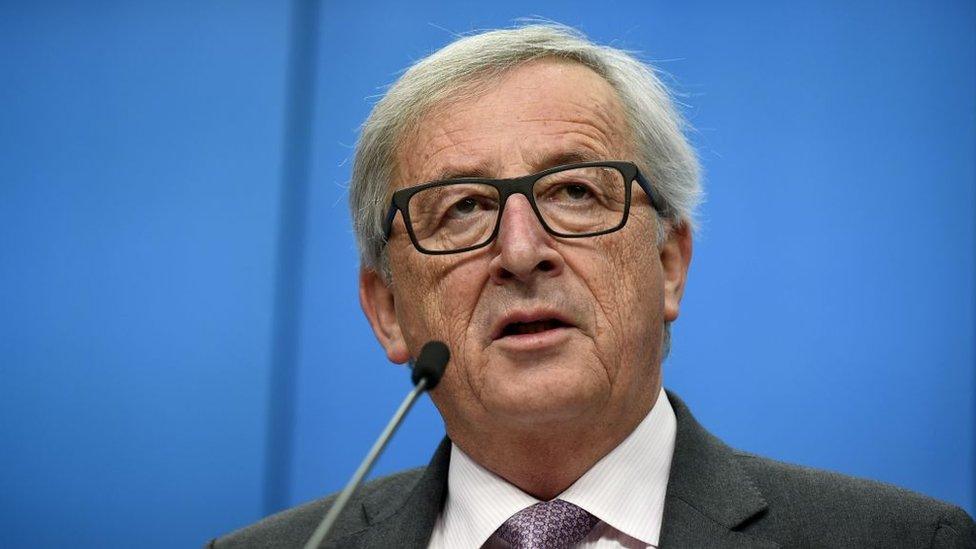 EU Commission president Jean-Claude Juncker