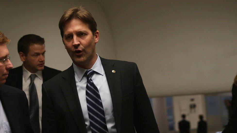 Republican Senator for Nebraska Ben Sasse on 26 January 2015 on Capitol Hill in Washington, DC