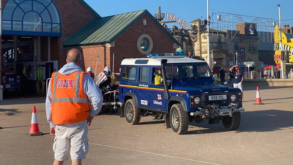 Blackpool RNLI launch pad