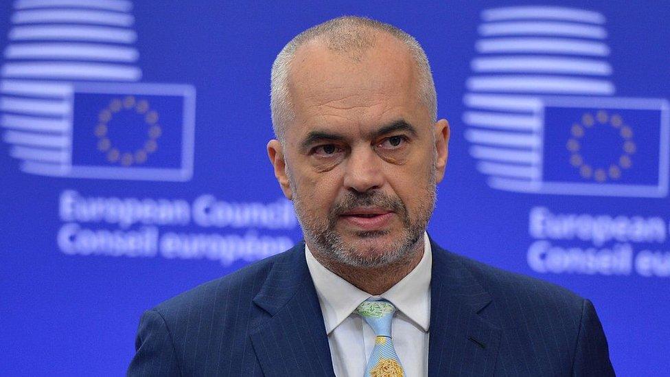 Albanian Prime Minister Edi Rama