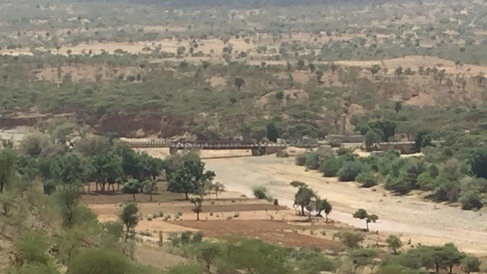 The bridge shows the Eritrean side of the border