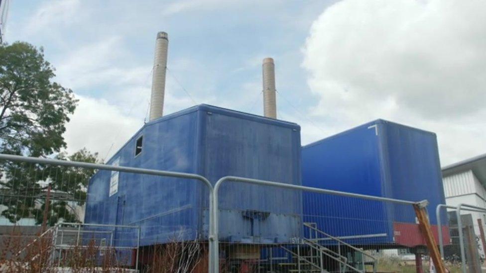 Kettering General Hospital "temporary power plant"