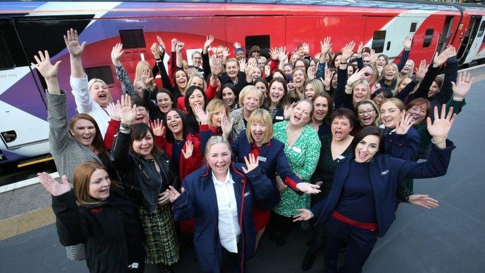 All-female crew of Flying Scotsman