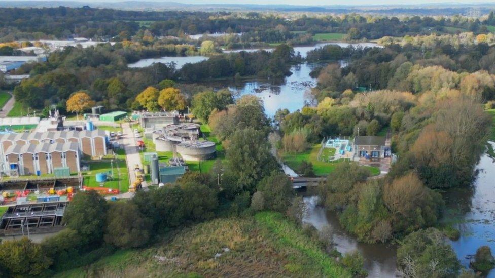 Testwood where the water is extracted